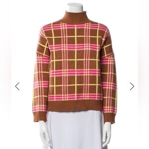 Lisa says Gah plaid print sweater